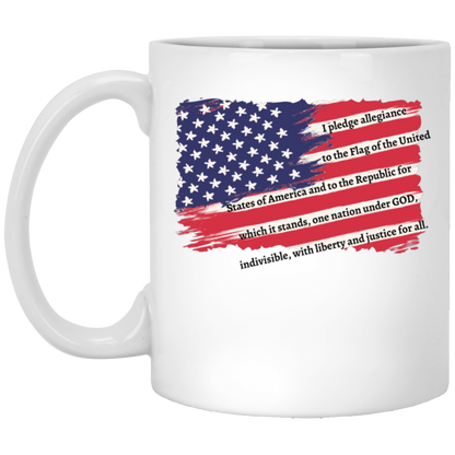 The Pledge 11 oz. White Mug