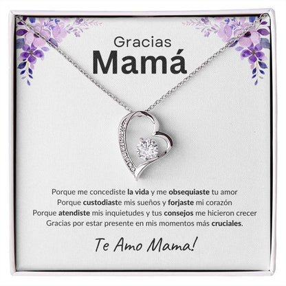 Gracias Mama- Forever Love Necklace
